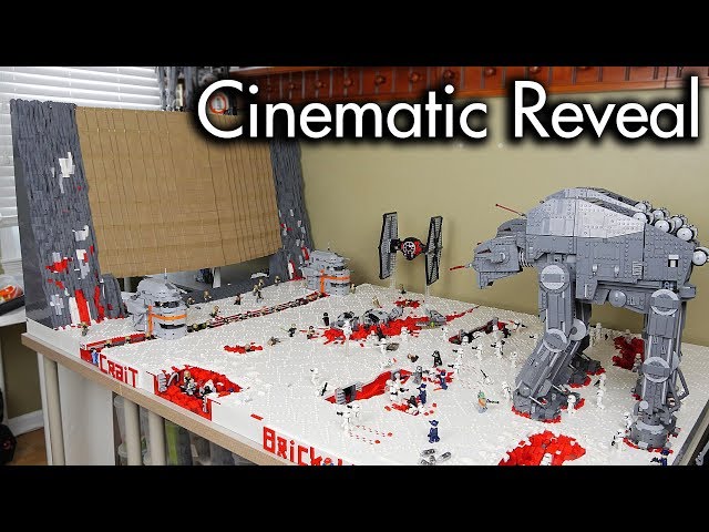 EPIC LEGO 'Battle of Crait' MOC - Full Cinematic Reveal!