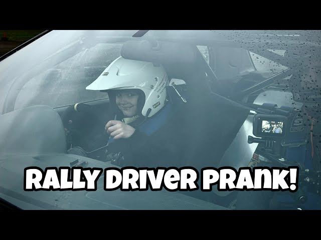 Rally driver prank!