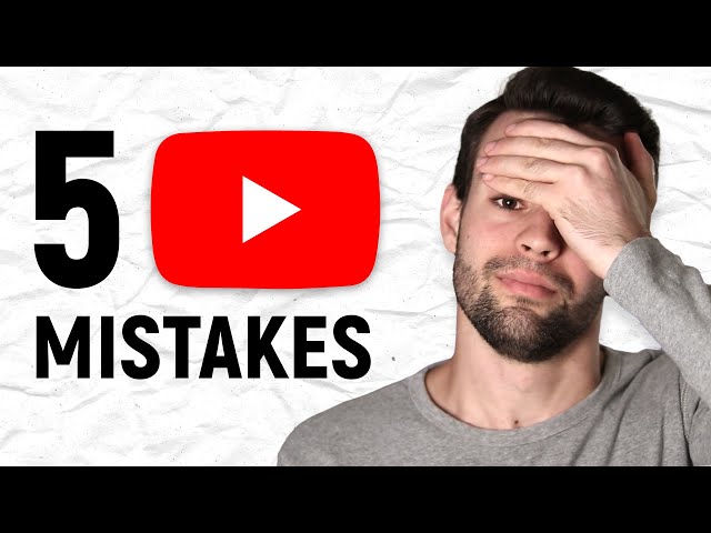 5 BIG Mistakes SMALL YouTubers STILL MAKE!