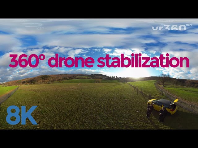 Insta360 Pro 2 | drone shot stabilized with Mistika VR | 8K 360° footage