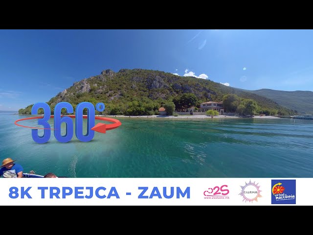 8K 360 HDR video - Trpejca to Zaum Virtual Tour - Lake Ohrid, Macedonia (August 2021)