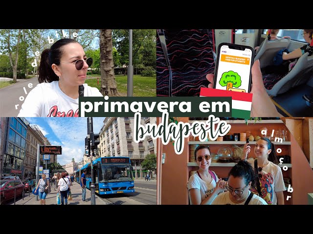 Um dia de primavera comigo em Budapeste na Hungria 🇭🇺 | Mariany Viaja