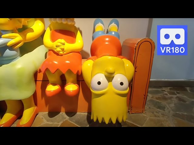 3D 180VR 4K Simpson Family Photo Time It's Simpson Style