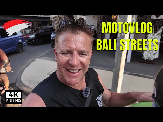 Moto Vlog Adventure: Exploring Kuta & Legian’s Streets – Bali’s Best Sights in 4K!