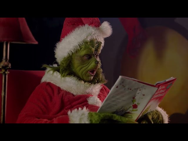 The Grinch Reads "How the Grinch Stole Christmas!"