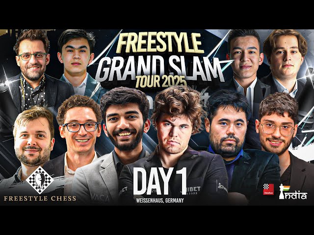 Freestyle Grand Slam Tour 2025 | Weissenhaus Germany| ft. Gukesh, Carlsen, Nakamura