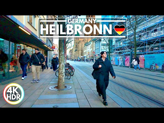 Heilbronn 🇩🇪 The City of Red Wine in Germany in 2024 - 4K-HDR 60FPS Walking Tour (▶105 min)