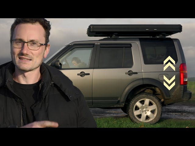 This 4x4 Camper Can Self-Level Itself (Easy-Lift Land Rover Air Suspension Mod)