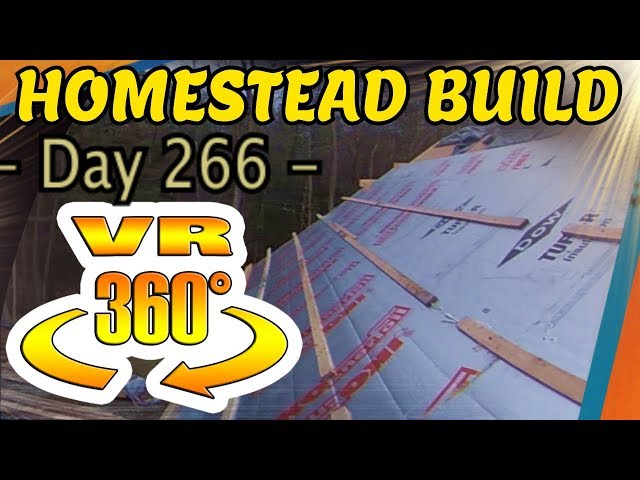 Homestead Building - Finishing Up Roof Insulation, Process and Steps