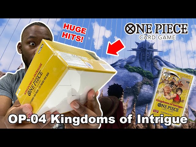 NEW One Piece TCG Set! Kingdoms of Intrigue! OP-04 Booster Box!