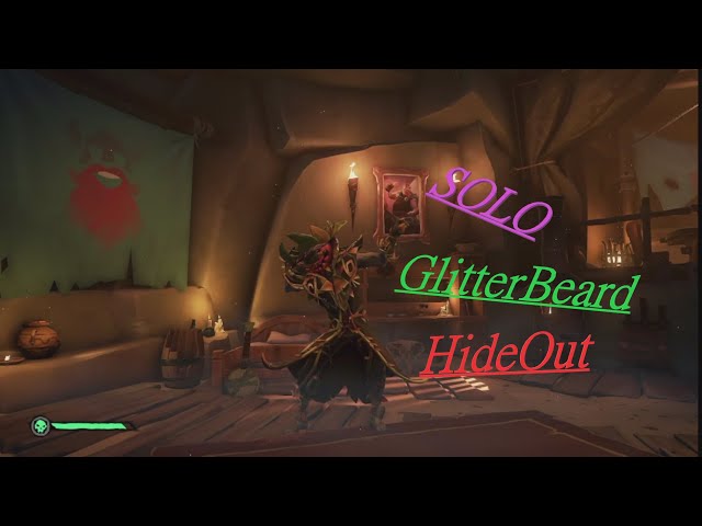 How To Solo GlitterBeard Hideout Journal Sea of Thieves