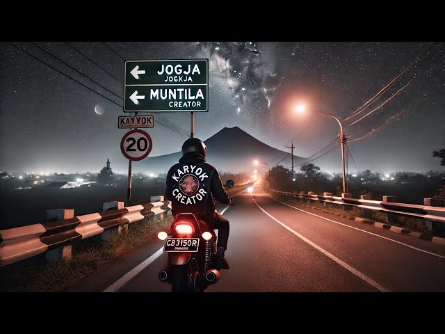 PERJALANAN DARI KOTA JOGJA KE KOTA MAGELANG MALAM HARI, #vlog #mlvlog @sobatbikers @Bikersterpesona.