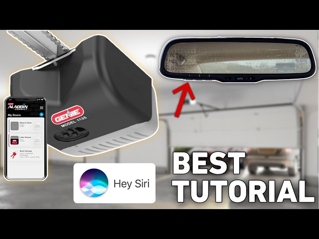 How To Connect Garage Doors with Car, Phone App & SIRI?