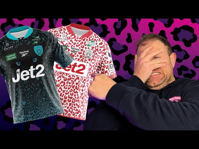 Rated! Leigh Leopards 2025 Home & Away shirts.