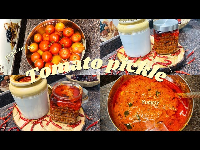 Tomato pickle / tomato pickle recipe / టమోటా పచ్చడి / full recipe