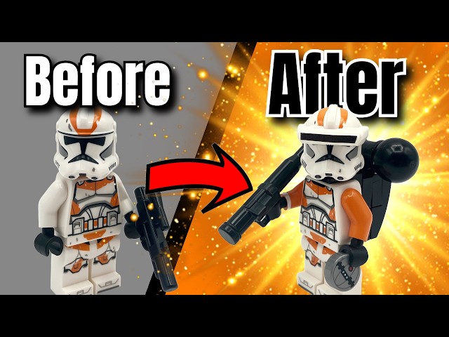 How to UPGRADE your LEGO 212th CLONE TROOPERS!