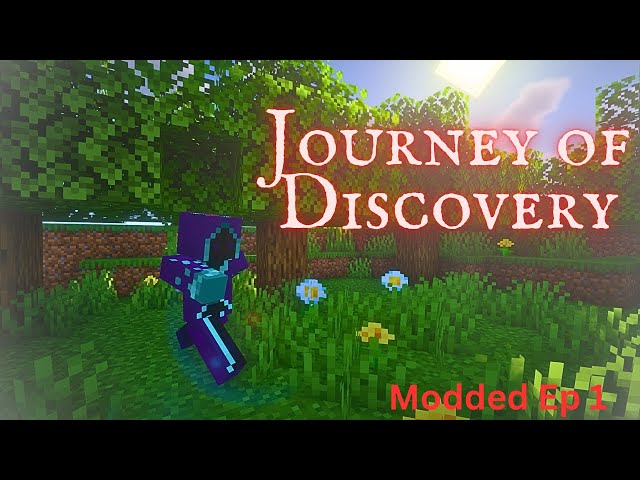 Lost in a Modded Minecraft World! A Journey of Discovery Ep 1