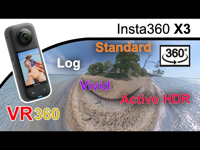 Insta360 X3 | Log, Vivid, Active HDR | 360 VR | @Insta360 ​