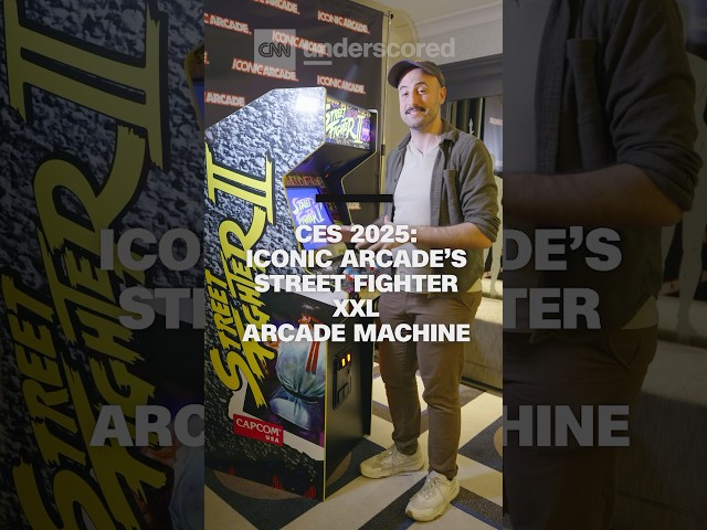 CES 2025: Iconic Arcade's Street Fighter XXL cabinet