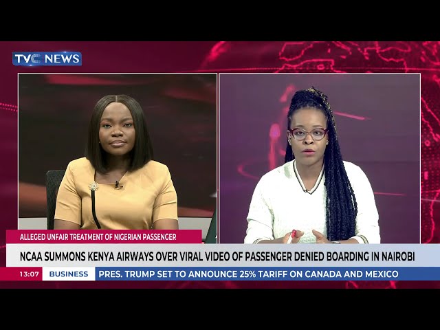 TVC's Uloma Onyemachi Gives Updates As NCAA Summons Kenya Airways Over Unprofessional Conduct