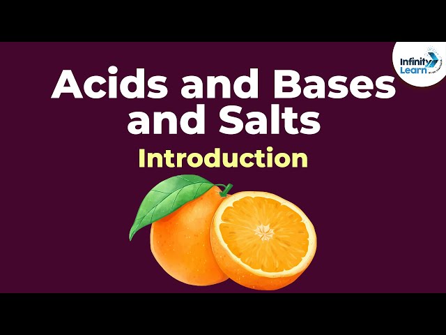 Acids and Bases and Salts - Introduction | Chemistry | Infinity Learn