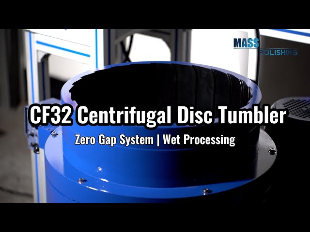 CF32 Zero Gap Systems Centrifugal Disc Finishing Machine for Jewelry Polishing