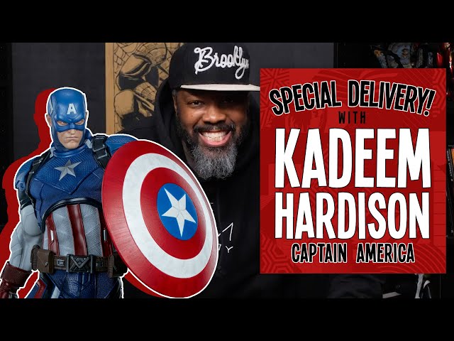 Kadeem Hardison Unboxes The Captain America Premium Format Figure by Sideshow | Special Delivery!