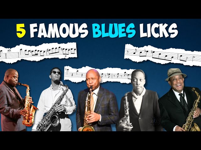 5 Famous Blues Licks from 5 Icons of Jazz!