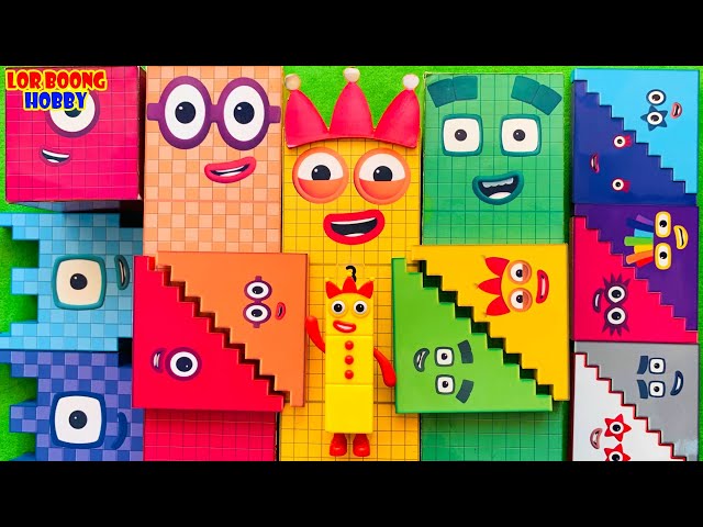 Meet Numberblocks NEW 10200 Puzzle Tetris Shape| ASMR chirping of birds