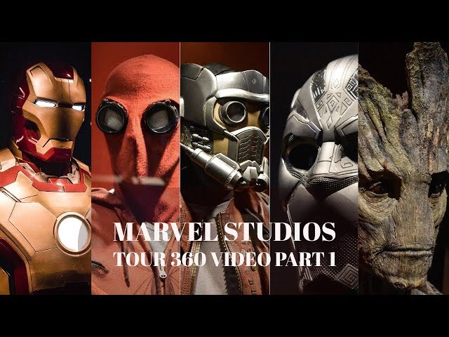 360 Marvel Studios Tour Part 1: Avengers, Black Panther, Iron Man, Thor, Captain America