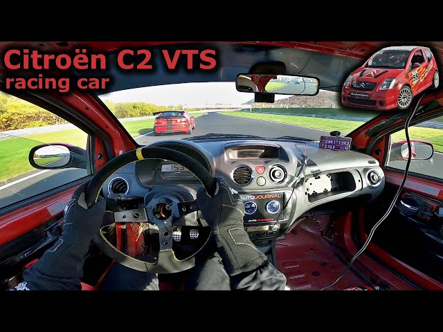 Citroën C2 VTS | racing car | endurance race | 1 hour of POV driving