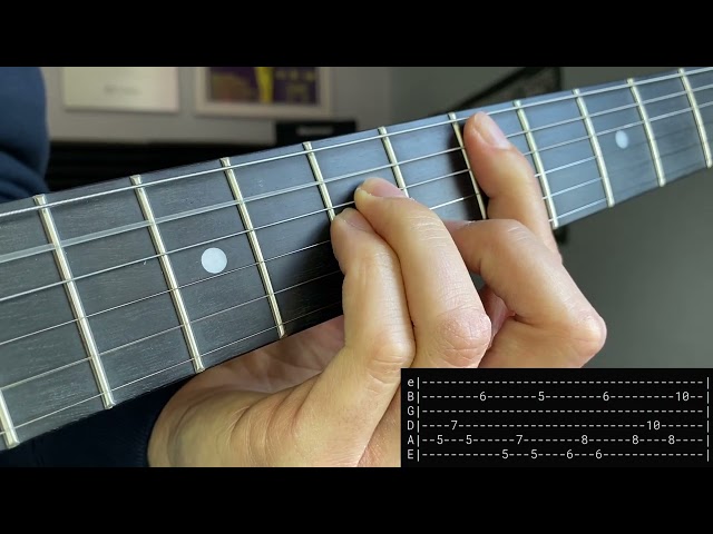 [TABS] Guitar Sample 9 -  Arpeggio in Dm