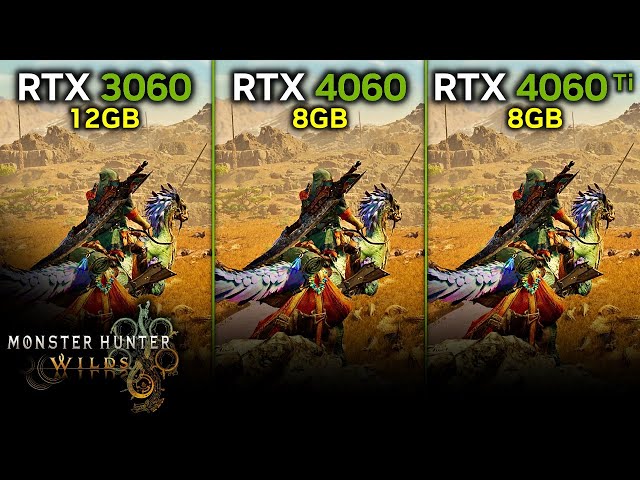 RTX 3060 vs RTX 4060 vs RTX 4060 Ti | Monster Hunter Wilds