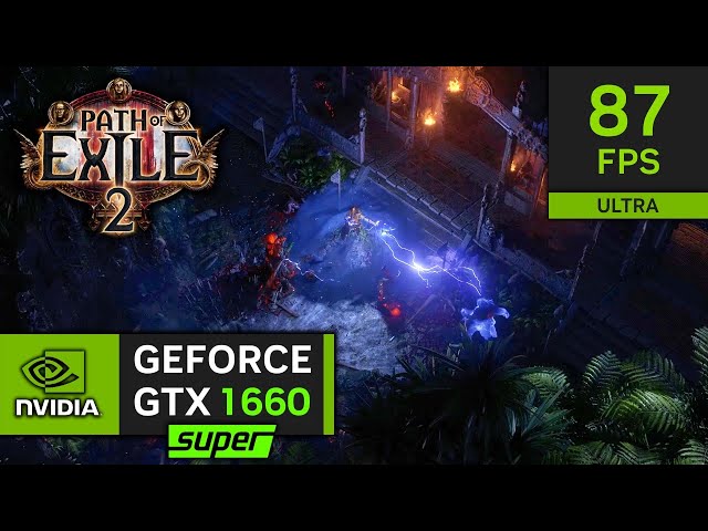 GTX 1660 SUPER on Path of Exile 2 | High and Ultra Preset + FSR!