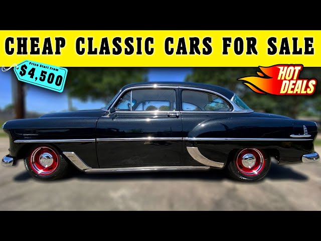 15 Classic Cars Selling Incredibly Cheap! Classic Cars Under Budget!!