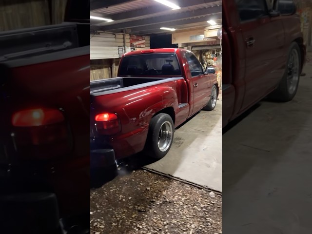 NBS Silverado Cateye Drag Pack Wheels & a Texas Cam #cammedtrucks #droppedtrucks #silverado #nbs