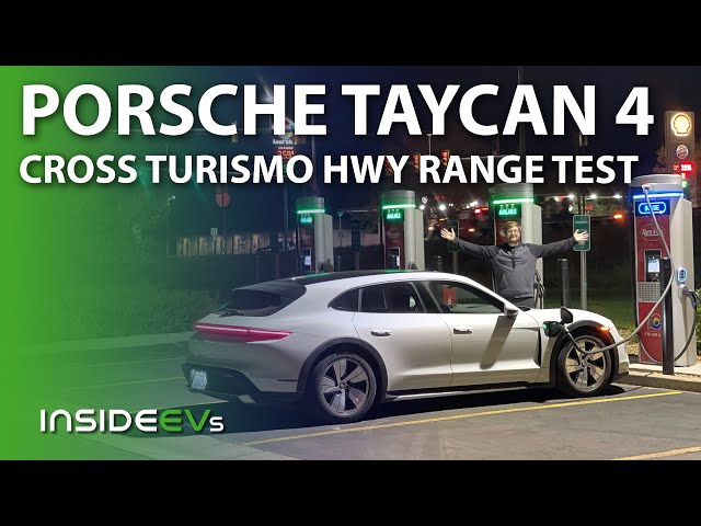 Porsche Taycan 4 Cross Turismo: InsideEVs 70 MPH Highway Range Test