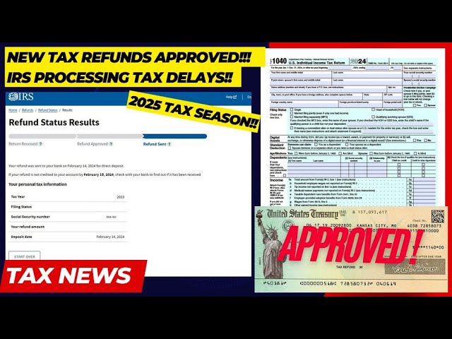 2025 IRS TAX REFUND UPDATE - NEW Refunds Approved, Path Act Ends, Delays, IRS Notices, Transcripts