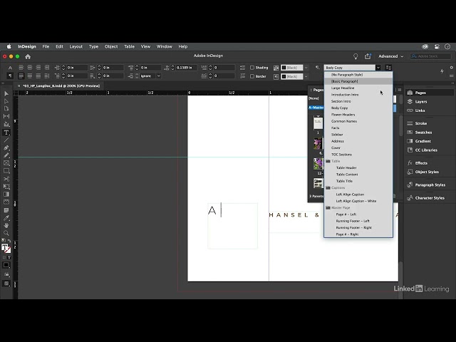 InDesign Tutorial - Add PAGE NUMBERS to your documents