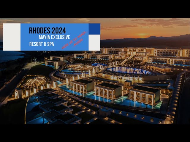 Rhodes 2024 - Mayia Exclusive Resort and Spa - Here We Go Again...AGAIN!