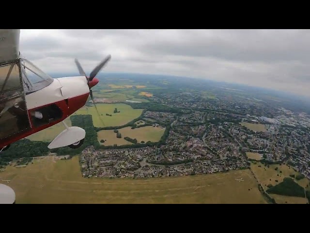 Skyranger Microlight - FlyUK 2022 Beccles to Clench Common