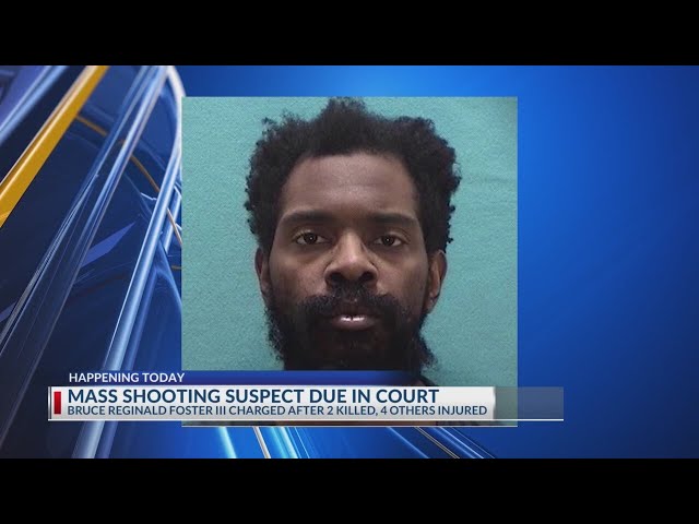 Mass shooting suspect receives enormous bond in court