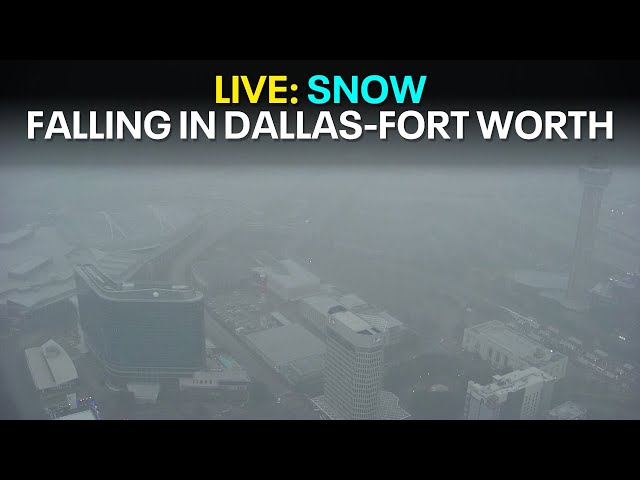 LIVE: Dallas-Fort Worth cameras as snow, wintry mix fall