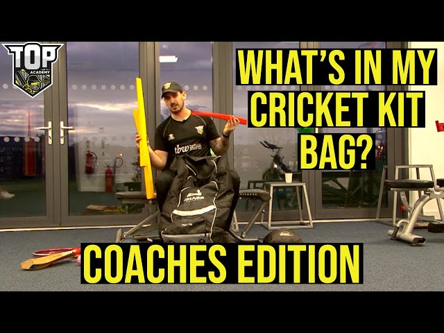 What's In My Cricket Kit Bag? | Cricket Coach Edition 2020