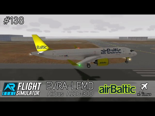 EVRA-LEMD | AIR BALTIC A220-300 | RFS #138