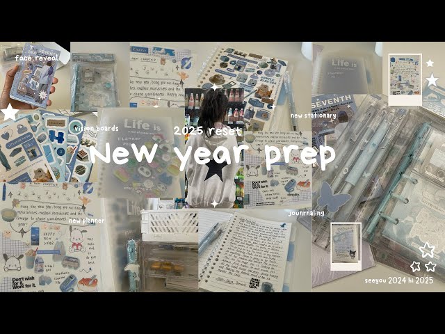 New Year, New Stationery: The Ultimate 2025 Prep Haul!⋅˚₊‧ ଳ ‧₊˚ ⋅ +stationery haul, vision boards