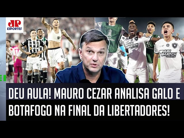 "NÃO É COINCIDÊNCIA! Por que Atlético-MG e Botafogo ESTÃO NA FINAL??? Porque..." Mauro Cezar ANALISA