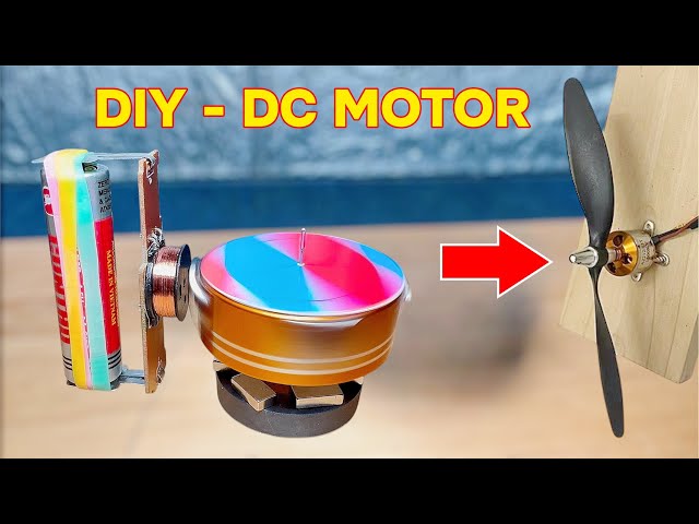 Make A Brushless DC Motor Extremely Simple at Home