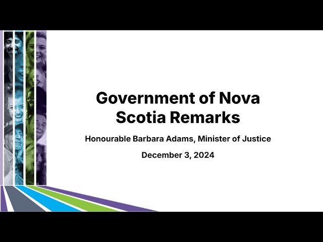 Government of Nova Scotia Remarks | Ability To Rise 2024