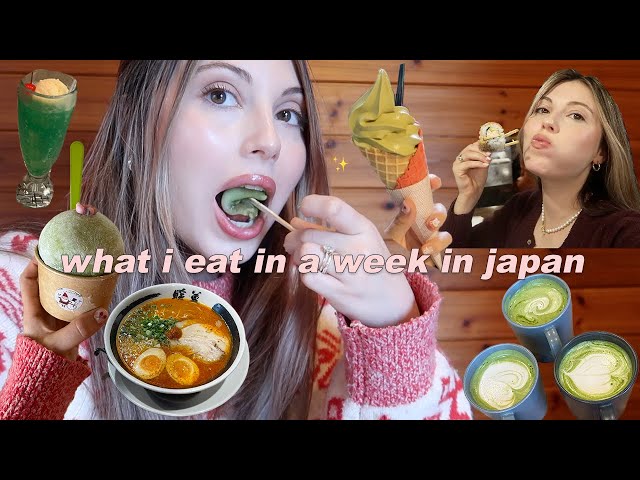 what i eat in a week (living in japan) 🍵🍣